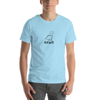 Wild Call T-Shirt - Left Placement product image 7 in Heather Prism Peach, size 4XL, with front view and left placement.