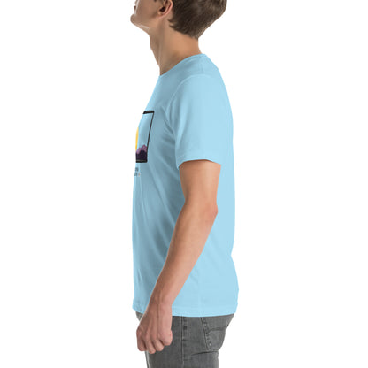 Avenor T-Shirt product image 105 in selected colour, with left-side angle and design placement.