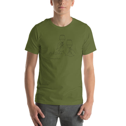 After Five T-Shirt - Left Placement by R.A. Apparel, image 9, front view, Red, size 5XL, left placement.