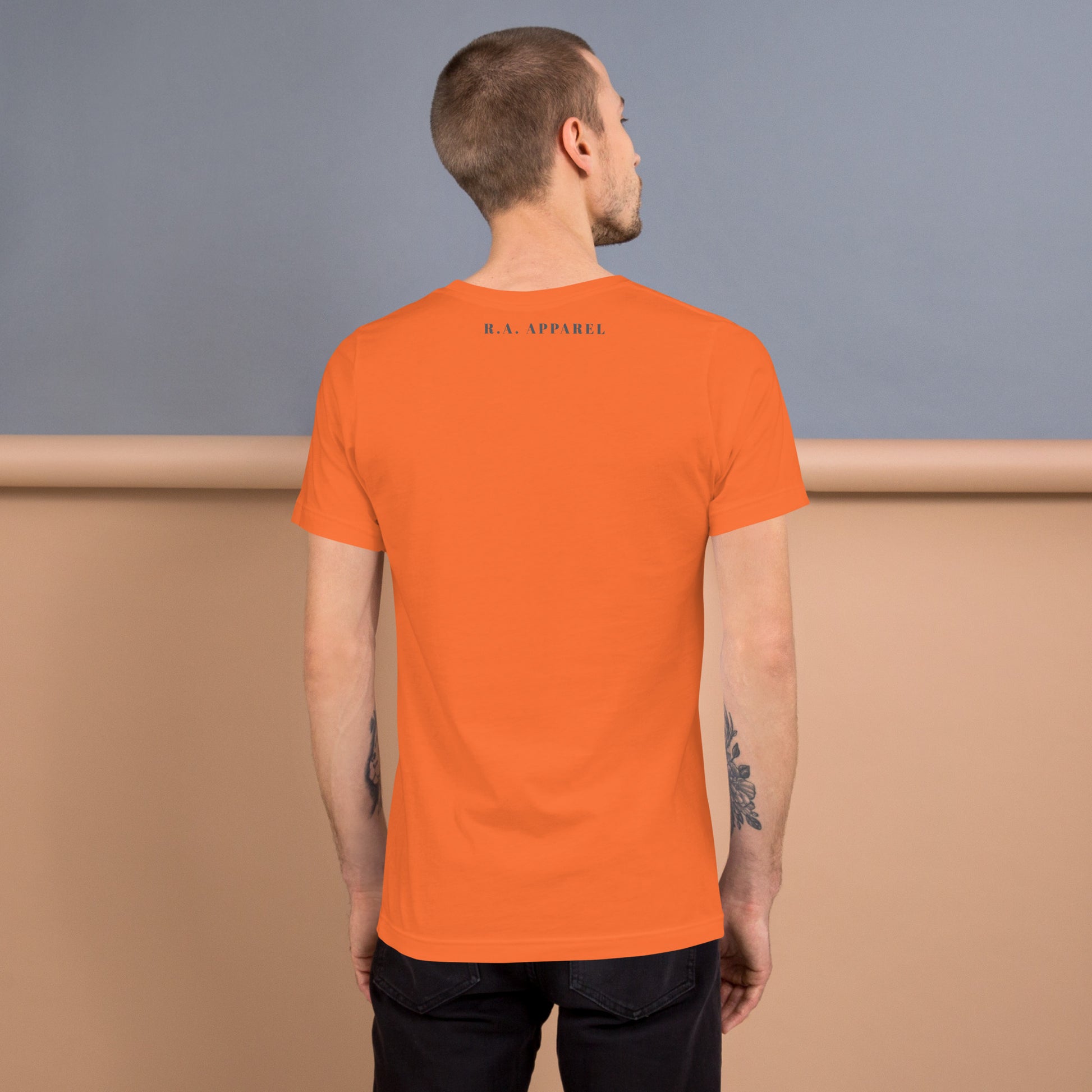 Equinoxe T-Shirt image 50 in Heather Kelly, size 2XL, showing back view for the Ying and Yang design.