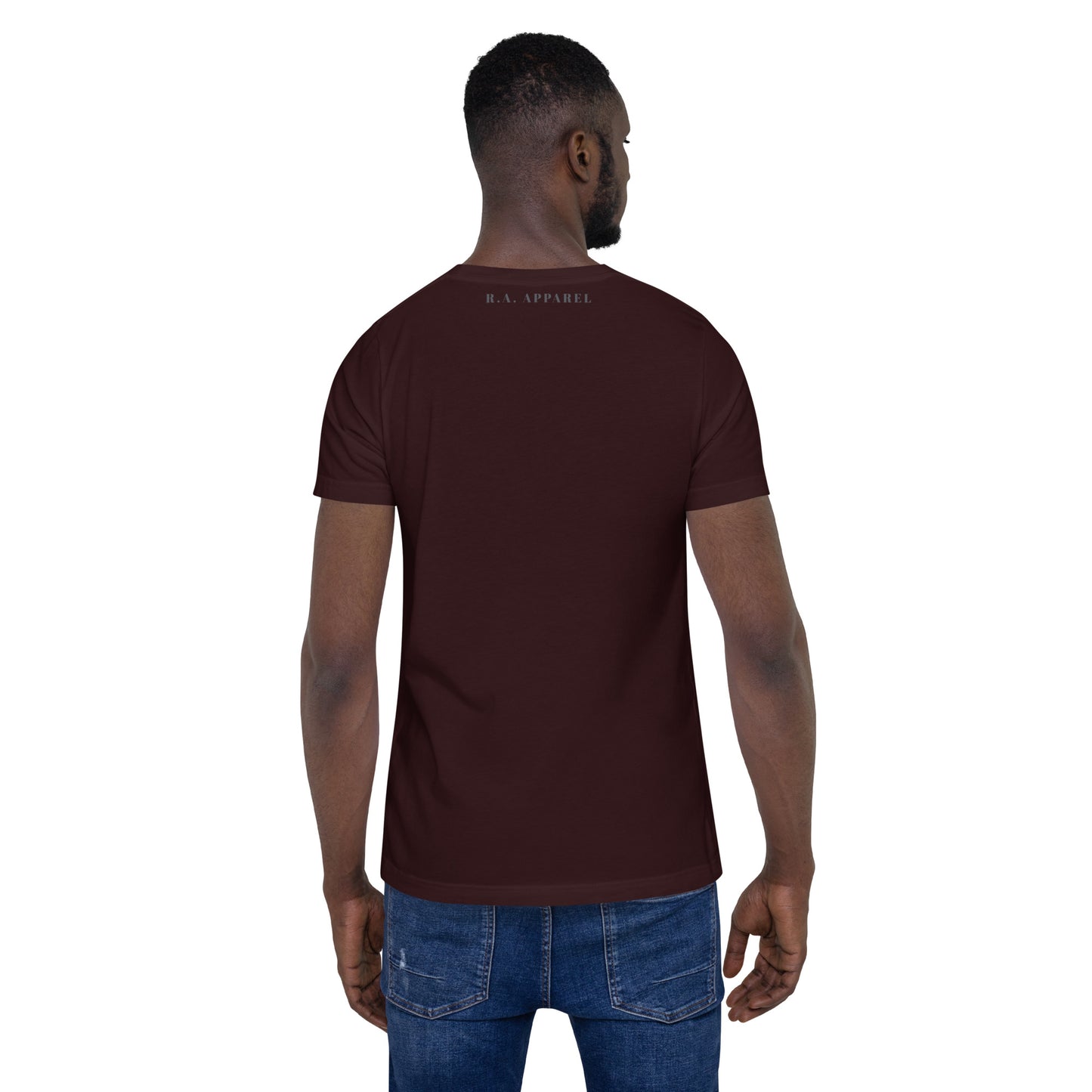 Workrate T-Shirt - Left Placement product image 28 in Navy, size 4XL, with back view and left placement.