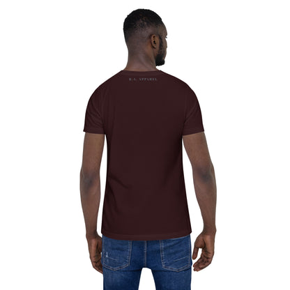 Workrate T-Shirt - Left Placement product image 28 in Navy, size 4XL, with back view and left placement.