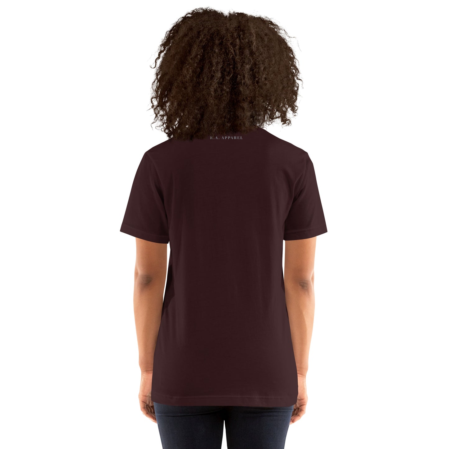 Impact Form T-Shirt - Left Placement image 28: Team Purple version, size 4XL with back view of the Shape Lives range.