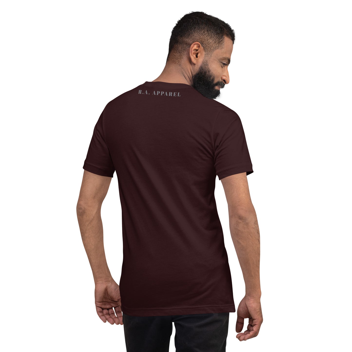 Forward Kind T-Shirt - Left Placement 78 product image 38 in Brown, size L, with back view and left placement.