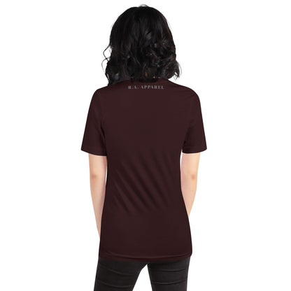 Image 35 of Navy Quiet Peace T-Shirt - Left Placement, size 2XL, with Peace artwork visible in back view.