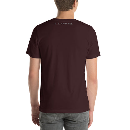 Heirloom T-Shirt - Left Placement image 18: Team Purple version, size S with back view of the Legacy range.