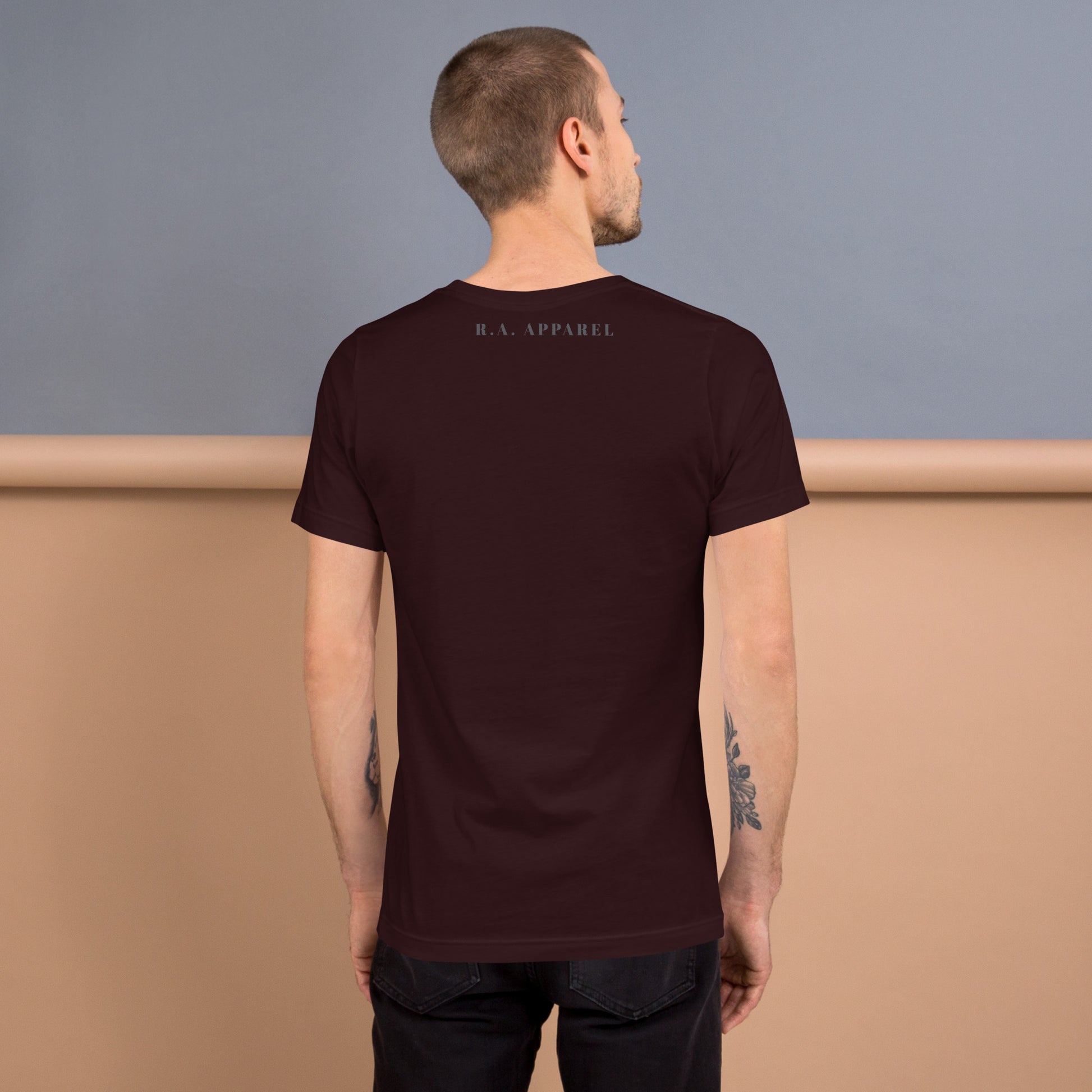Moonhaven T-Shirt image 14: Vintage Black version, size XL with back view of the Cancer range.
