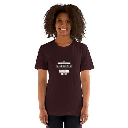 Impact Form T-Shirt - Left Placement image 27 in Team Purple, size 3XL, showing front view for the Shape Lives design.