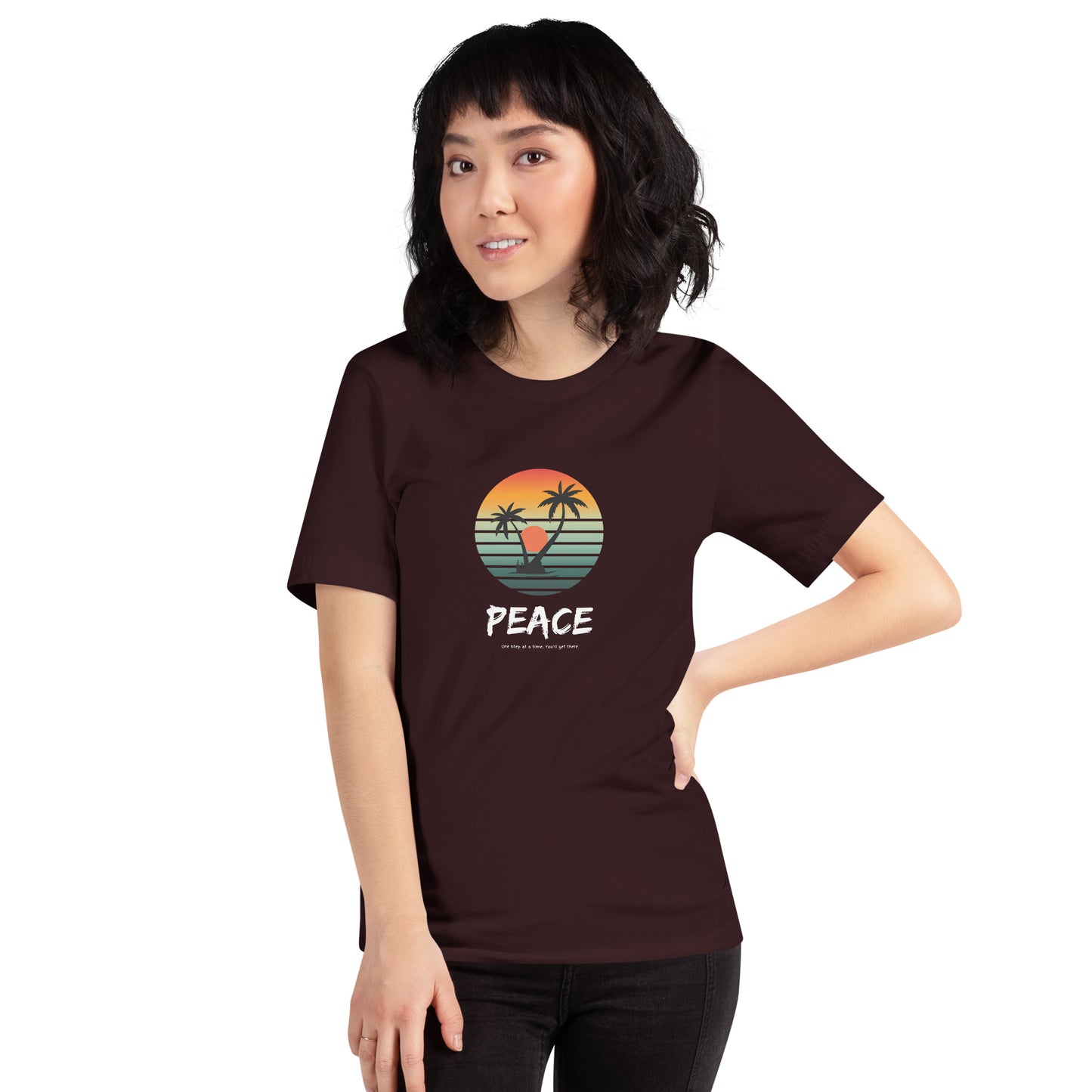Quiet Peace T-Shirt - Left Placement product image 31 in Navy, size S, with front view and left placement.