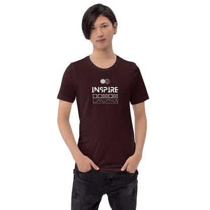 Inspireline T-Shirt - Left Placement by R.A. Apparel, image 25, front view, Navy, size S, left placement.