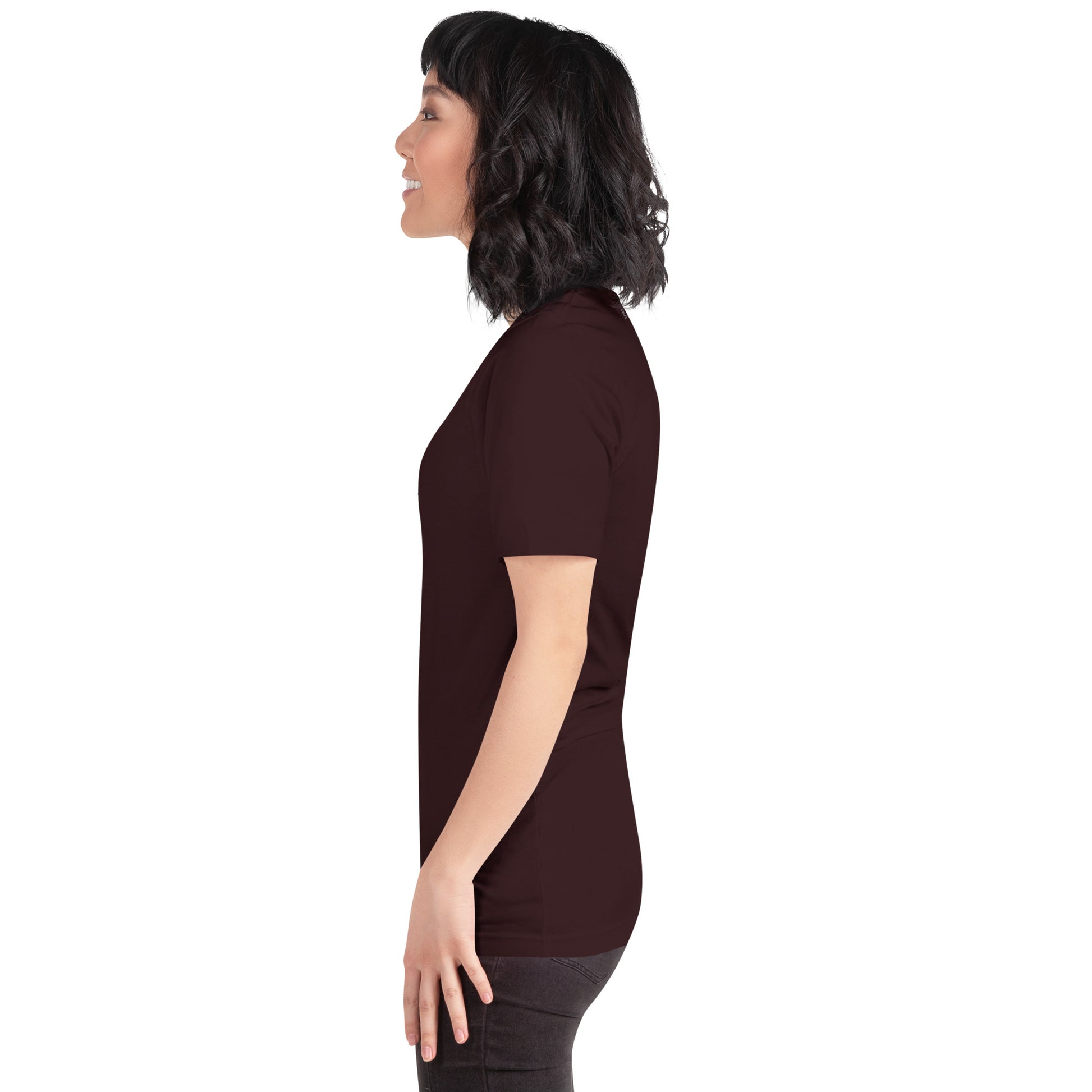 Quiet Peace T-Shirt - Left Placement by R.A. Apparel, image 34, left-side angle, Navy, size XL, left placement.