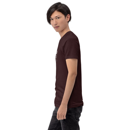 Inspireline T-Shirt - Left Placement product image 27 in Navy, size L, with left-side angle and left placement.