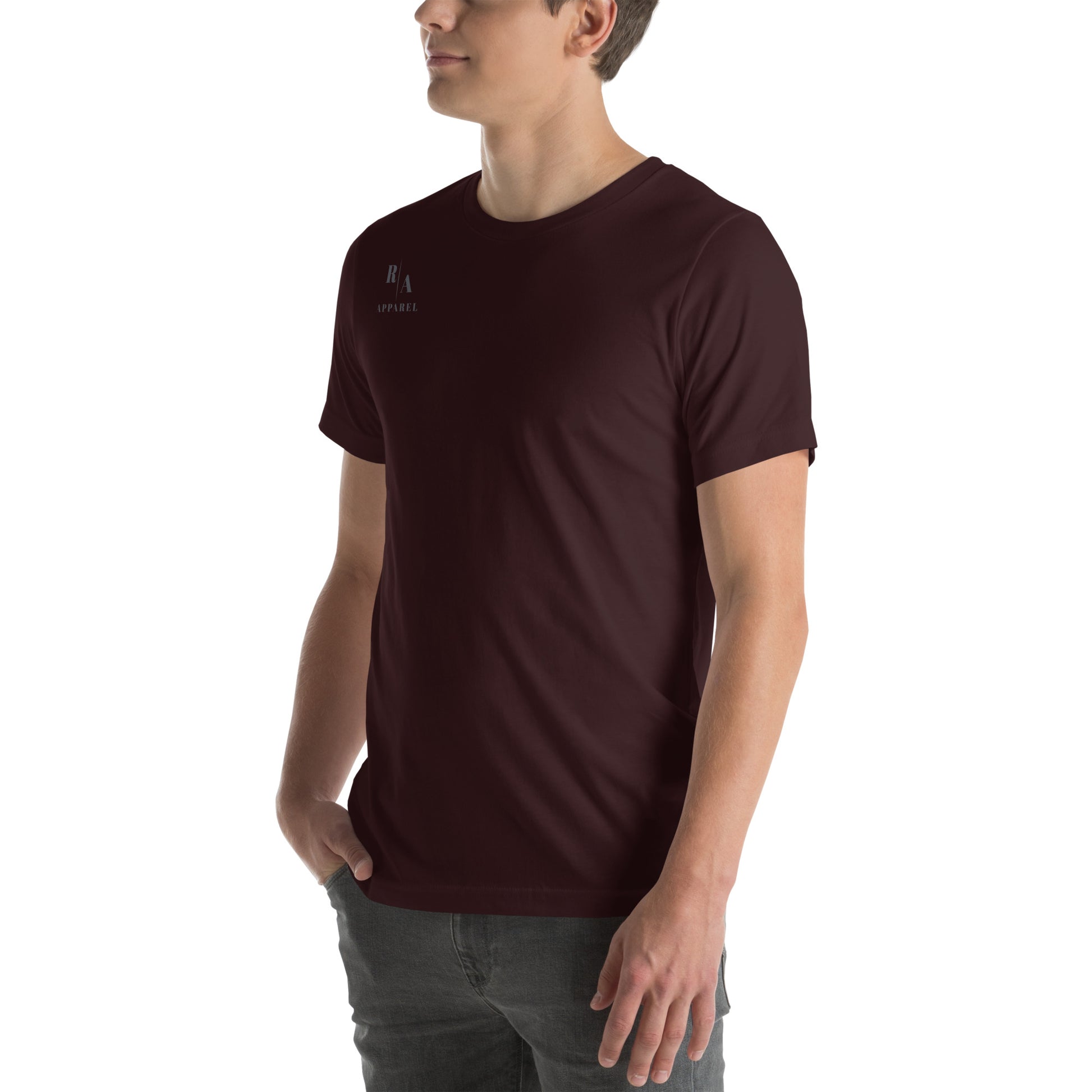 Forward Kind T-Shirt - Left Placement 77 image 18 in Navy, size XS, showing front view, left-side angle for the Pay It Forward design.