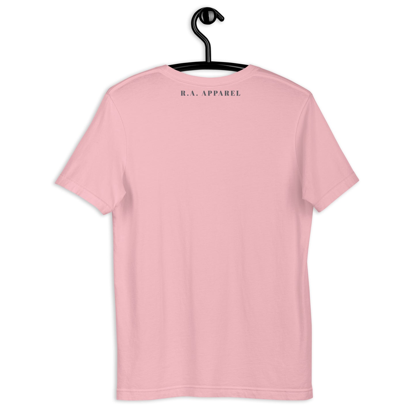Northern Run T-Shirt - Left Placement image 15 in Athletic Heather, size S, showing back view for the Reindeer design.
