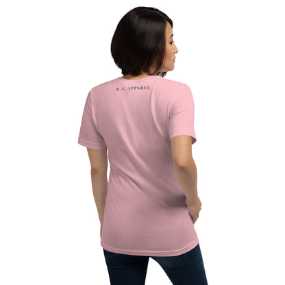 Image 114 of selected colour Twin Signal T-Shirt - Left Placement, with Gemini artwork visible in back view.