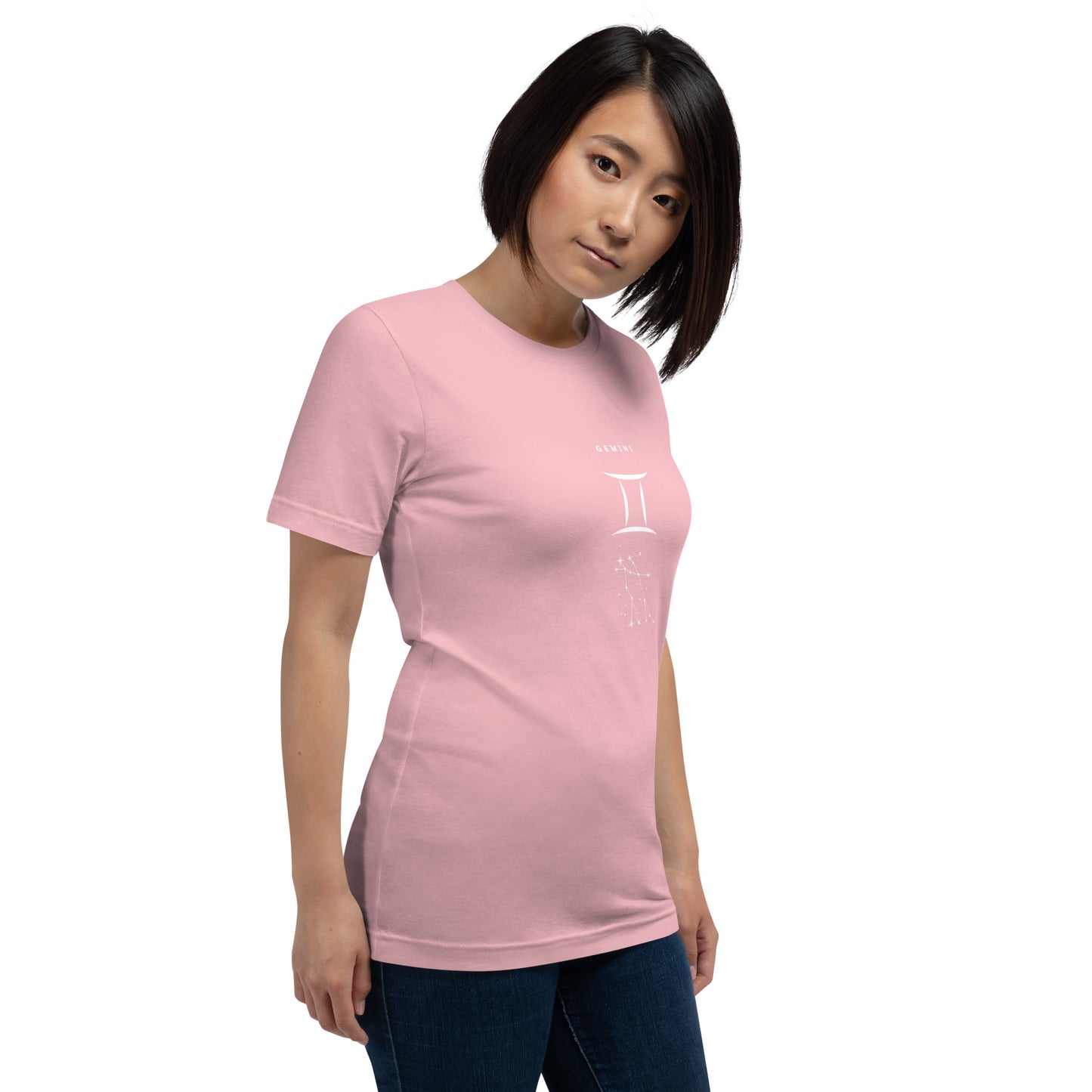 Twin Signal T-Shirt - Left Placement by R.A. Apparel, image 110, front view, right-side angle, selected colour, left placement.