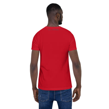 Workrate T-Shirt - Left Placement image 14 in Black, size 4XL, showing back view for the Hustle Hard design.