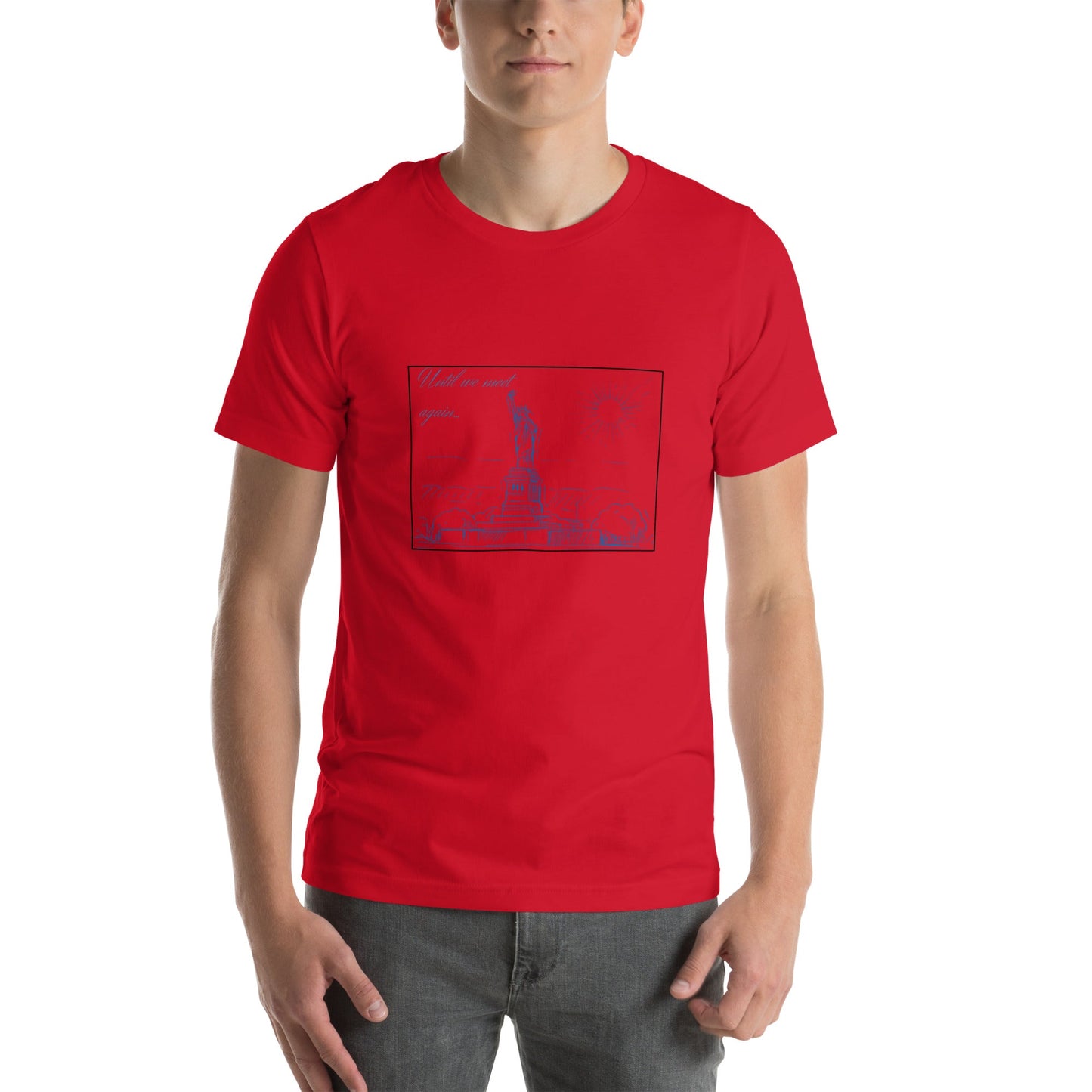 Farewell Bloom T-Shirt - Left Placement by R.A. Apparel, image 9, front view, Black, size M, left placement.