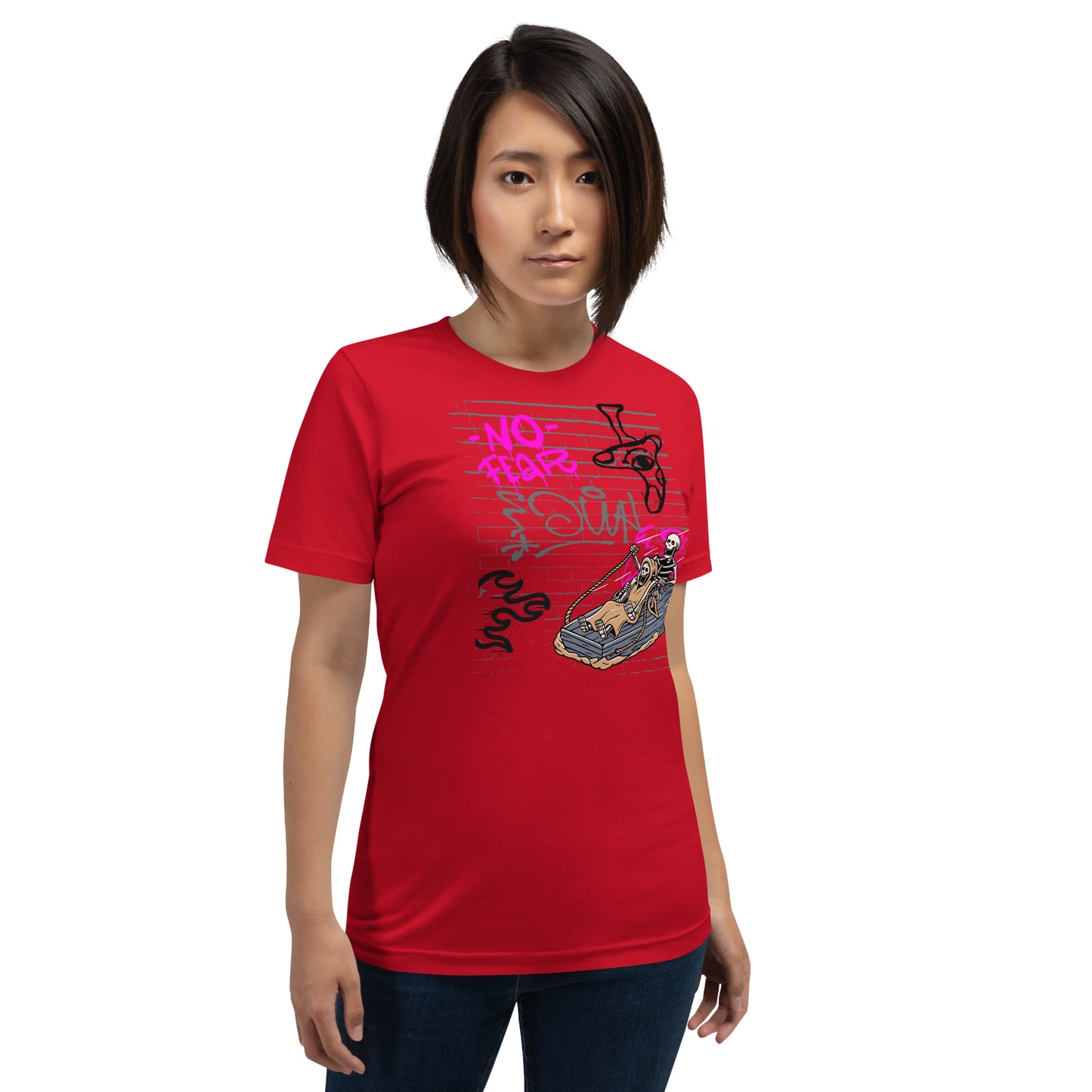 Fearless T-Shirt - Left Placement product image 17 in Vintage Black, size XL, with front view and left placement.