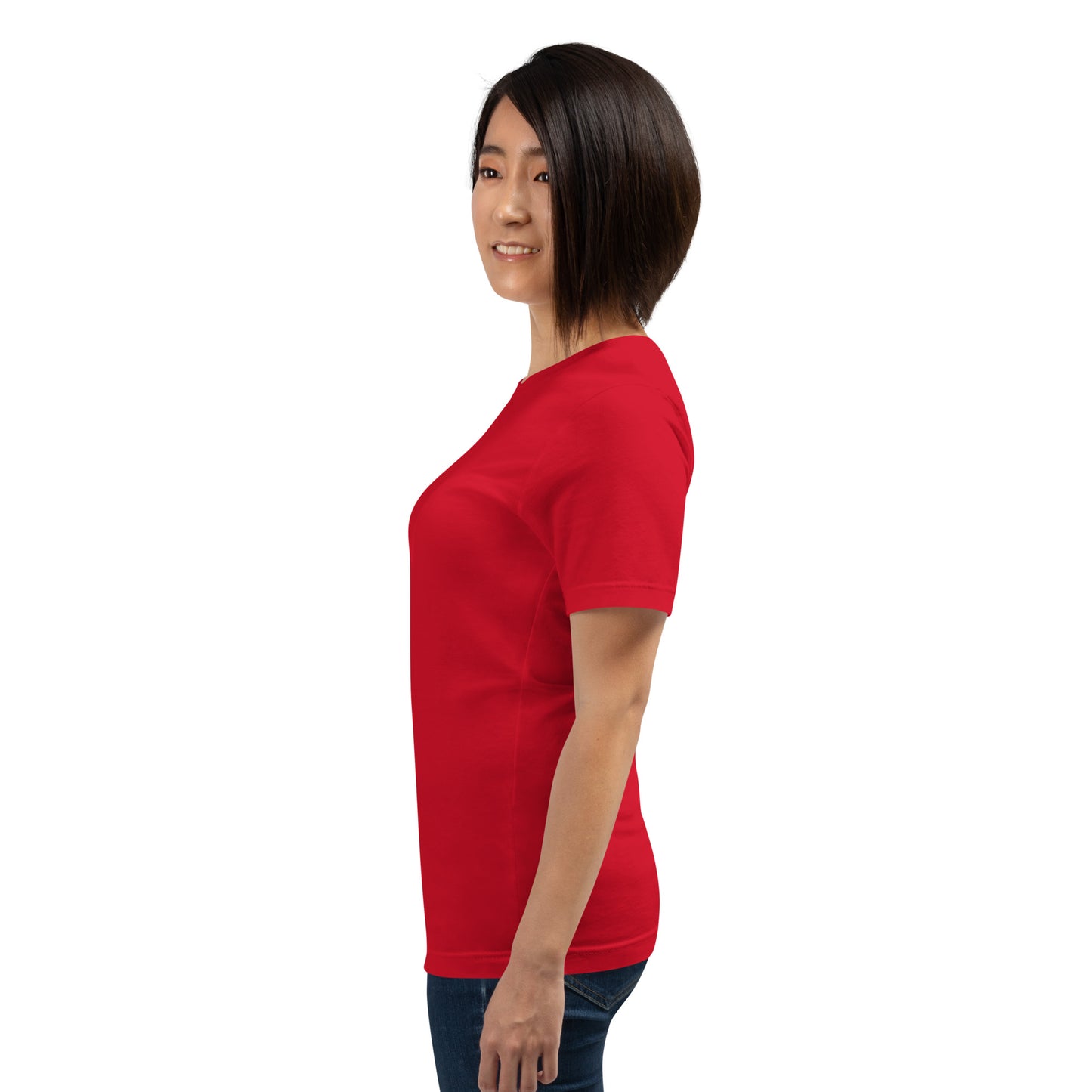Balance Court T-Shirt - Left Placement image 29 in True Royal, size XL, showing left-side angle for the Libra design.