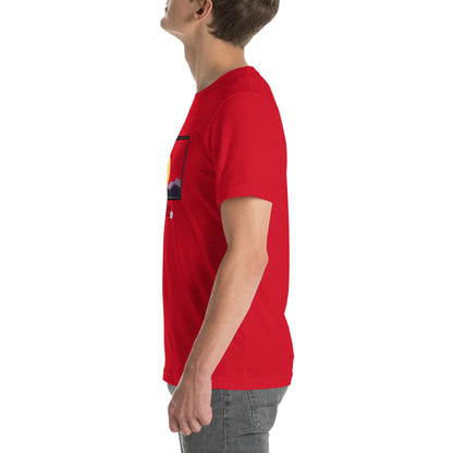 Avenor T-Shirt by R.A. Apparel, image 27, left-side angle, Forest, size M, design placement.