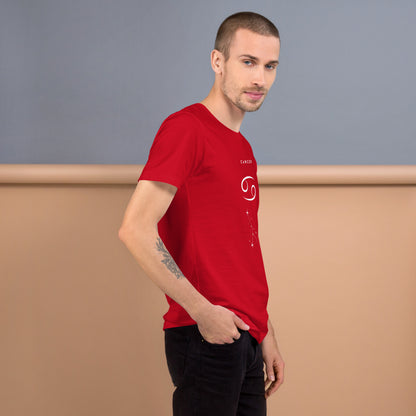 Moonhaven T-Shirt by R.A. Apparel, image 52, right-side angle, Heather Midnight Navy, size M, design placement.