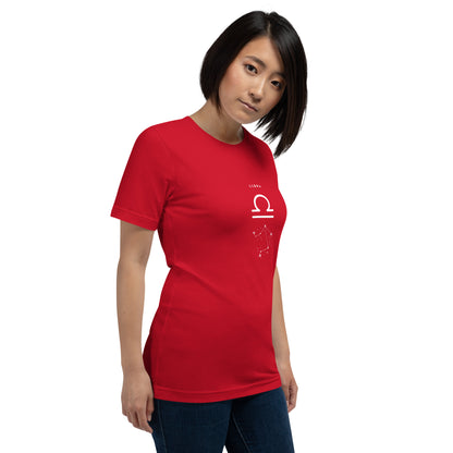 Balance Court T-Shirt - Left Placement by R.A. Apparel, image 26, front view, right-side angle, True Royal, size S, left placement.