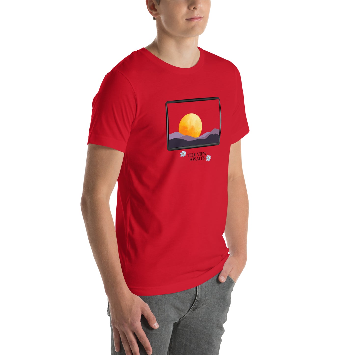 Avenor T-Shirt product image 30 in Forest, size 2XL, with front view, right-side angle and design placement.