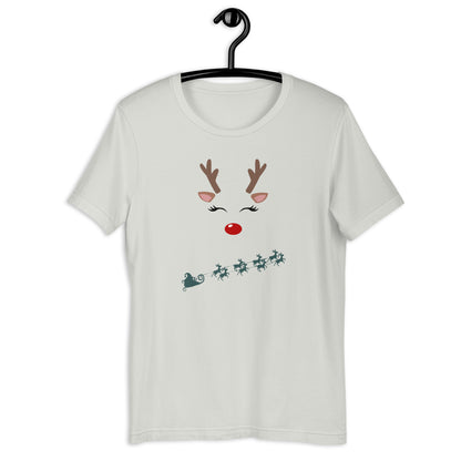 Northern Run T-Shirt - Left Placement by R.A. Apparel, image 17, front view, Athletic Heather, size L, left placement.