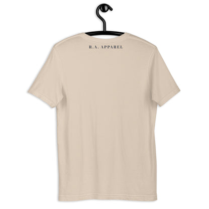 Festive Mood T-Shirt - Left Placement image 21: Athletic Heather version, size 4XL with back view of the Xmas Mood range.