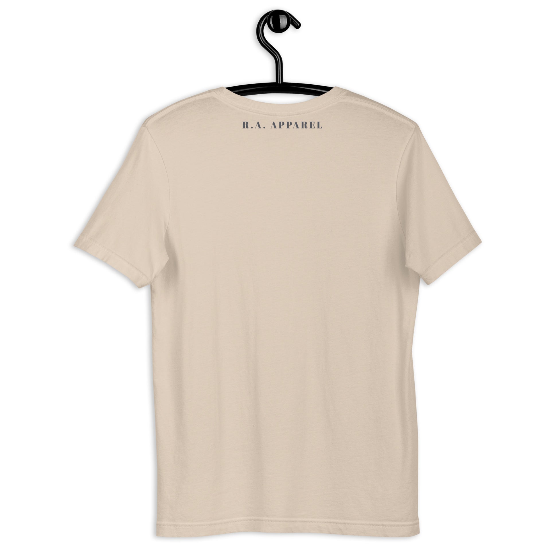 Northern Run T-Shirt - Left Placement image 21 in Athletic Heather, size 4XL, showing back view for the Reindeer design.