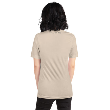 Evolution T-Shirt - Left Placement image 29 in Yellow, size S, showing back view for the Evolution design.
