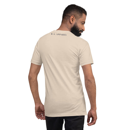 Image 22 of Baby Blue Serenity T-Shirt - Left Placement, size L, with Serene artwork visible in back view.