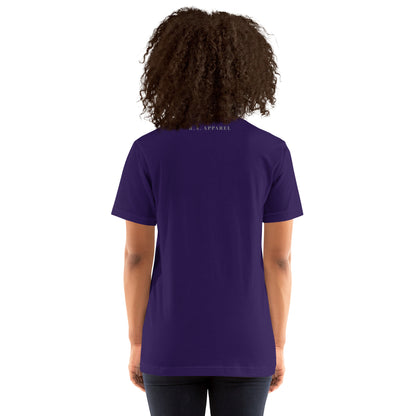 Image 12 of Black Innerline T-Shirt - Left Placement, size 2XL, with Look Within artwork visible in back view.