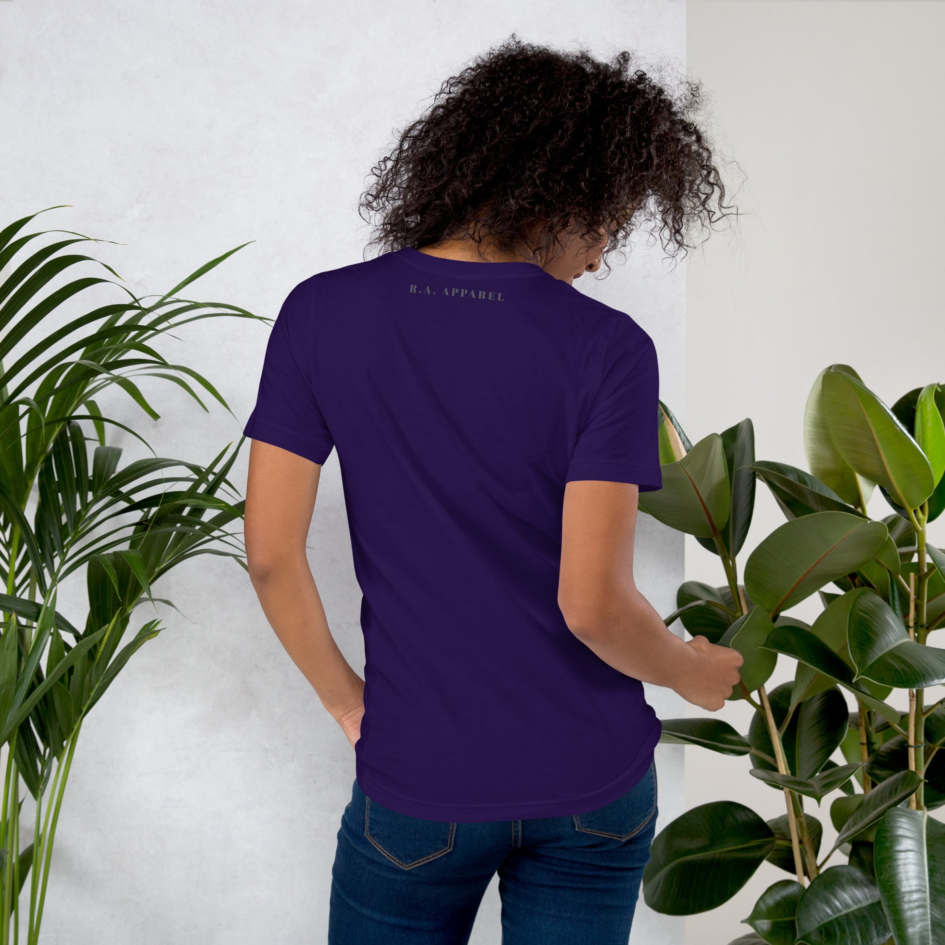 Solmane T-Shirt - Left Placement product image 8 in Black, size S, with back view and left placement.