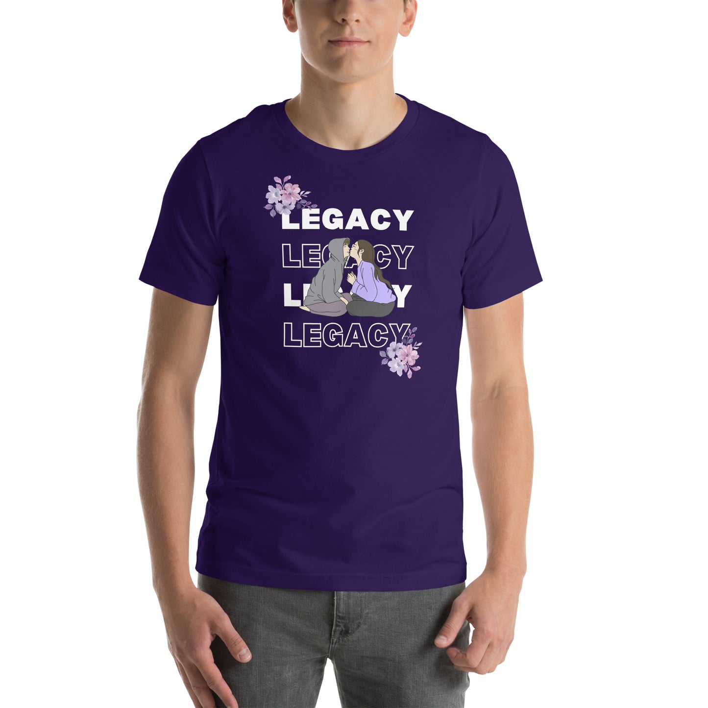 Heirloom T-Shirt - Left Placement by R.A. Apparel, image 12, front view, Vintage Black, size S, left placement.