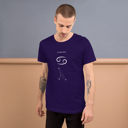 Image 17 of Oxblood Black Moonhaven T-Shirt, size M, with Cancer artwork visible in front view.