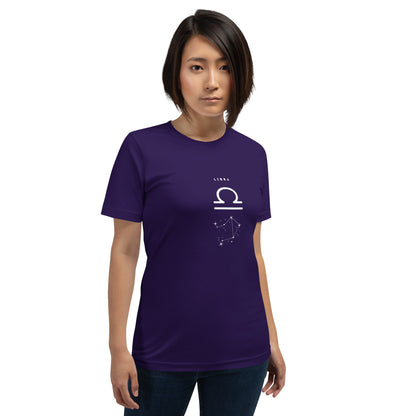 Balance Court T-Shirt - Left Placement product image 19 in Team Purple, size XL, with front view and left placement.