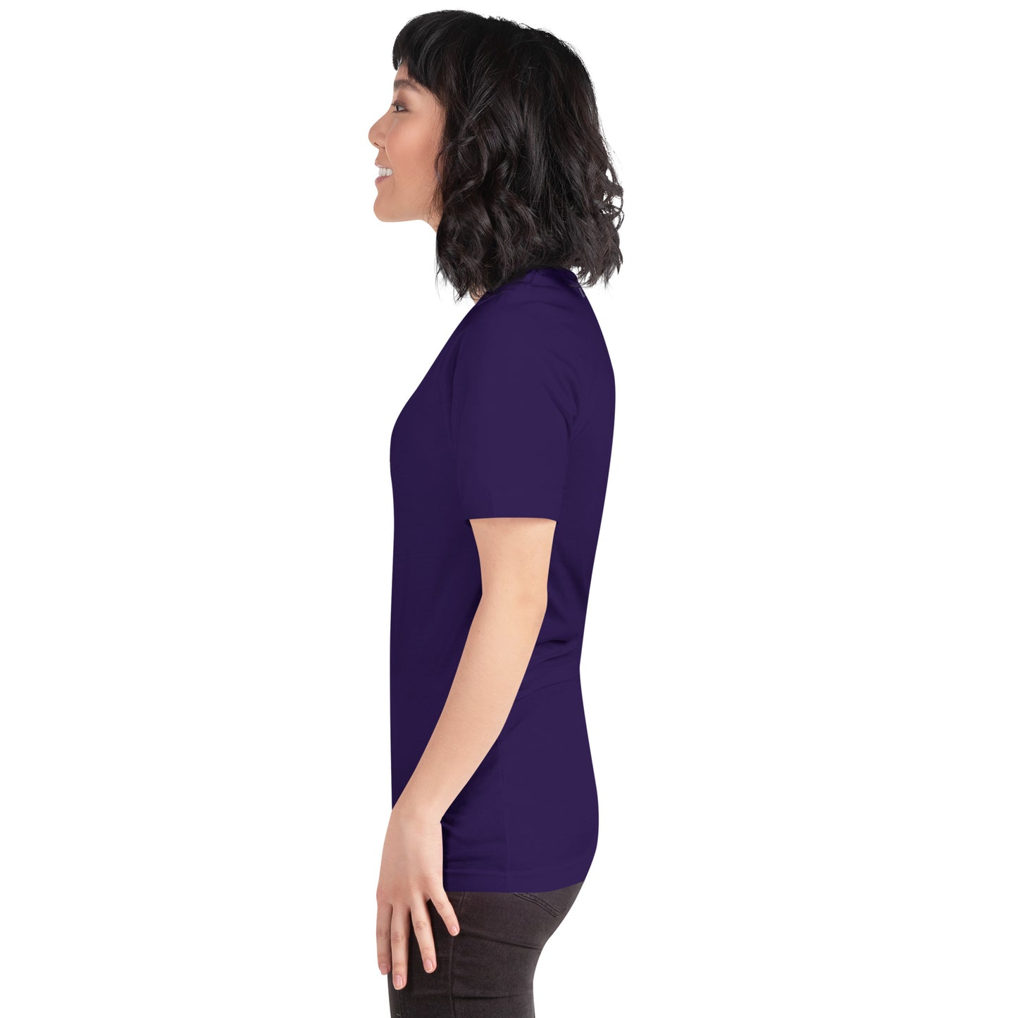 Quiet Peace T-Shirt - Left Placement image 16 in Vintage Black, size L, showing left-side angle for the Peace design.