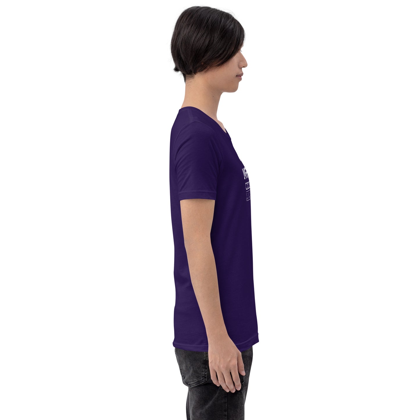 Image 17 of Oxblood Black Inspireline T-Shirt - Left Placement, size 2XL, with Inspire artwork visible in right-side angle.