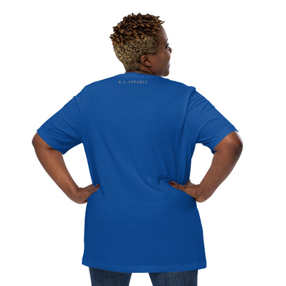Saiko T-Shirt - Left Placement 33 product image 11 in Black, size XL, with back view and left placement.