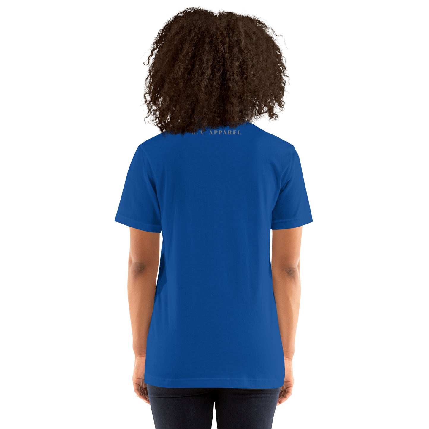 Stillwater T-Shirt - Left Placement image 14: Black version, size 4XL with back view of the Patience range.