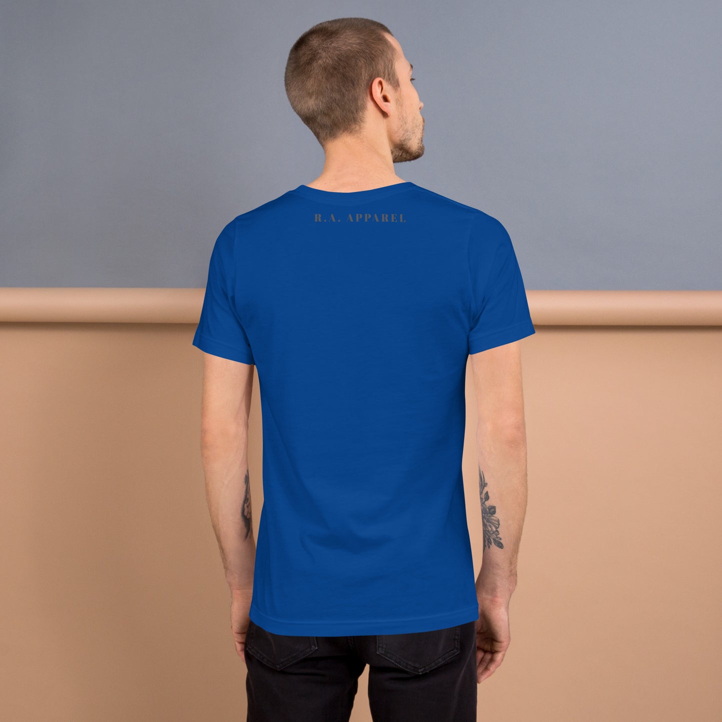 Image 62 of Red Moonhaven T-Shirt, size M, with Cancer artwork visible in back view.