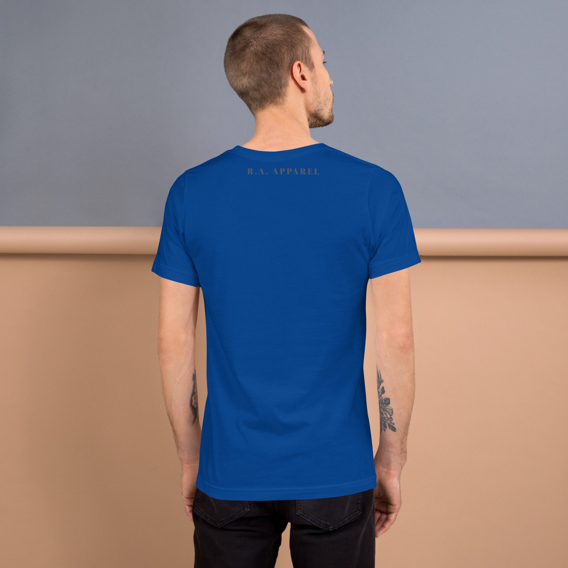 Image 62 of Red Moonhaven T-Shirt, size M, with Cancer artwork visible in back view.
