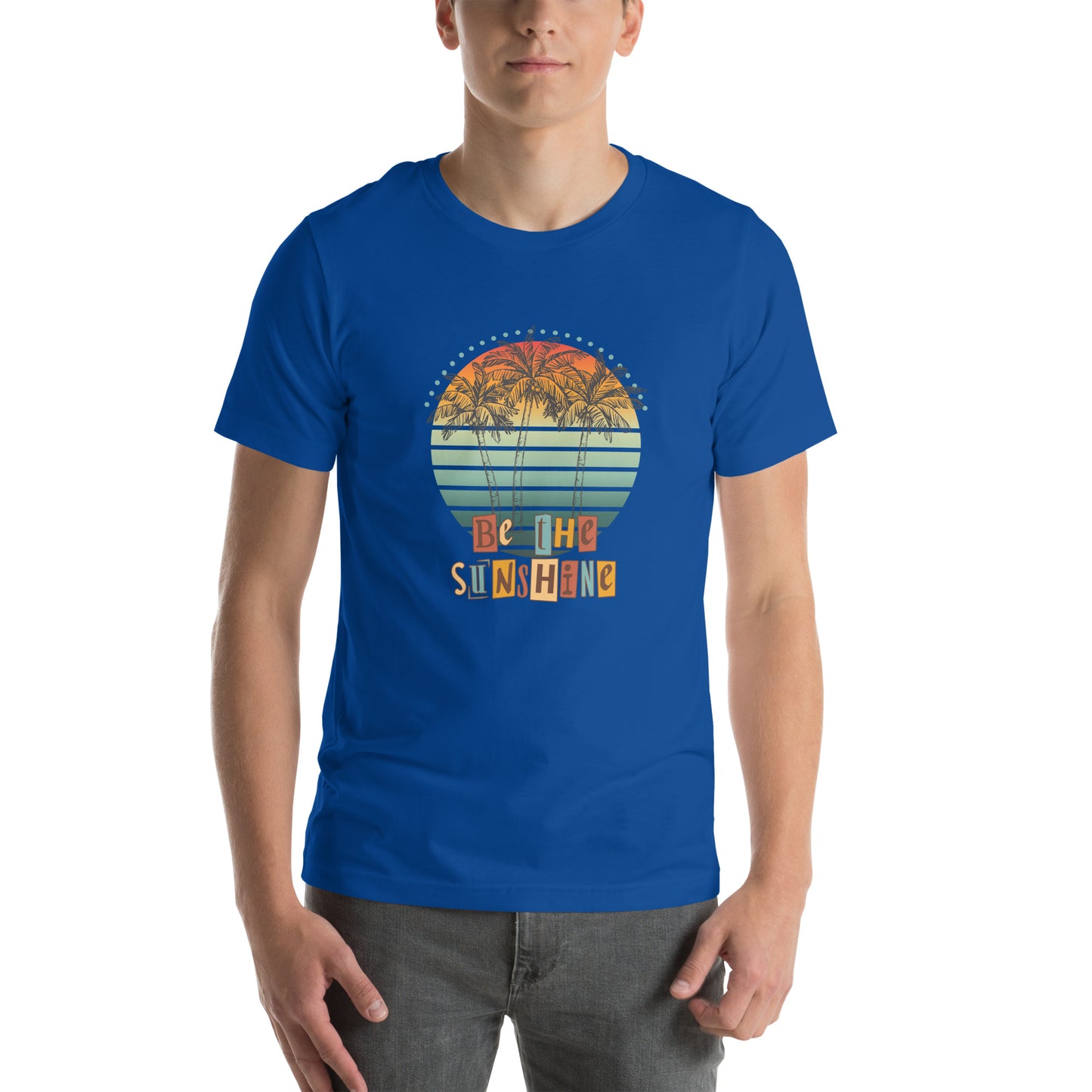 Image 43 of Autumn Solara T-Shirt, size L, with Be the Sunshine artwork visible in front view.