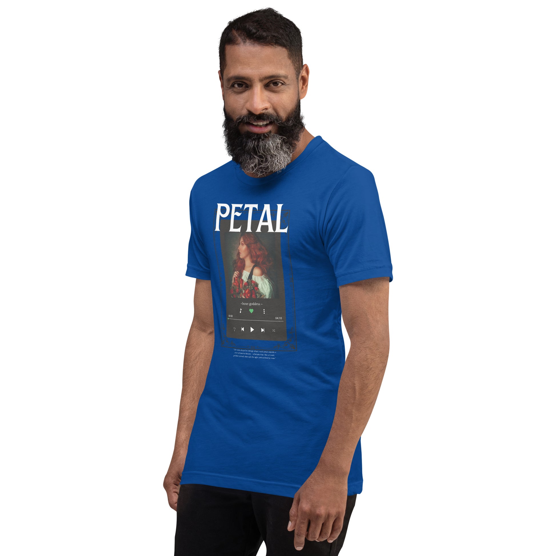 Petaline T-Shirt image 27: Forest version, size M with front view, left-side angle of the Petal range.