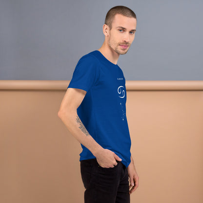 Moonhaven T-Shirt by R.A. Apparel, image 64, right-side angle, Red, size XL, design placement.