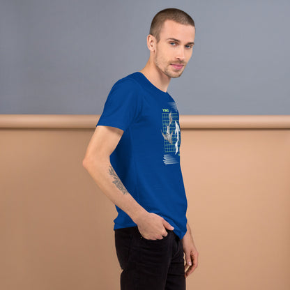 Equinoxe T-Shirt product image 28 in Red, size L, with right-side angle and design placement.
