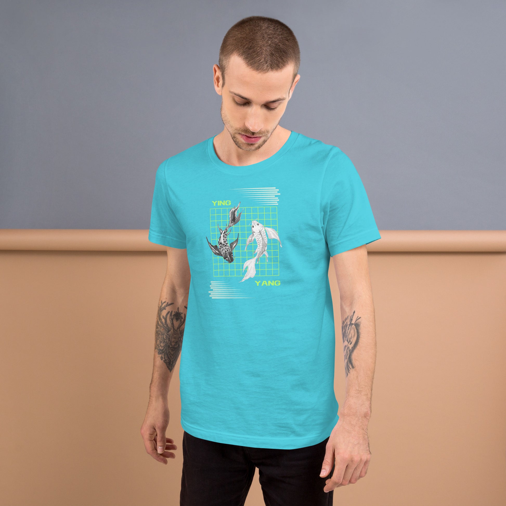 Equinoxe T-Shirt product image 65 in Orange, size 2XL, with front view and design placement.