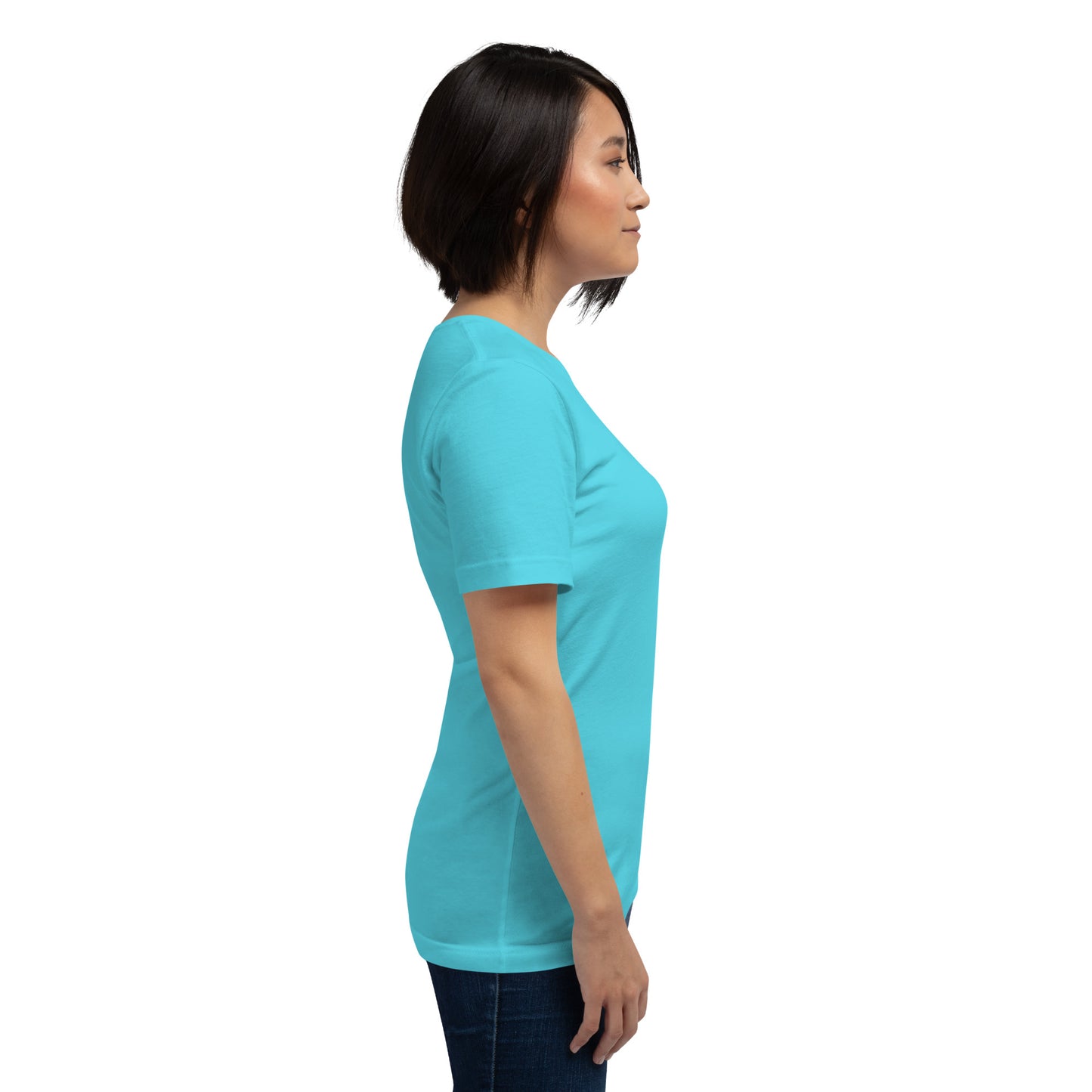 Image 93 of White Twin Signal T-Shirt - Left Placement, size XS, with Gemini artwork visible in right-side angle.